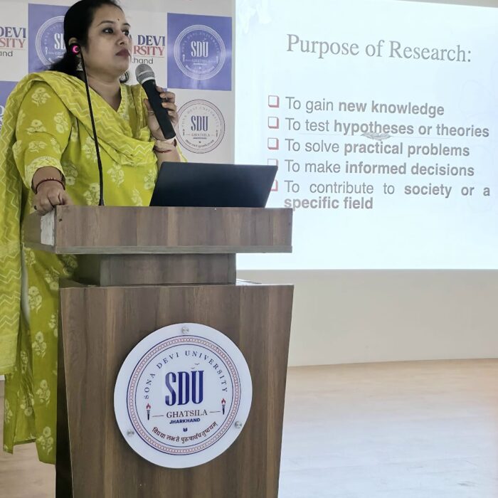 fifth day of Sona Devi University’s Freshers’ Week