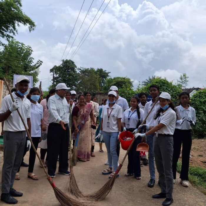 🧹 Swachhata Hi Seva Campaign at Sona Devi University, Ghatsila