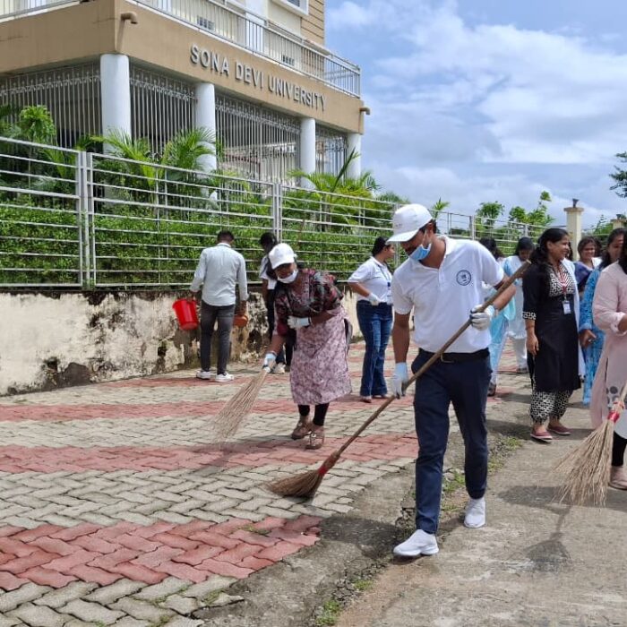 🧹 Swachhata Hi Seva Campaign at Sona Devi University, Ghatsila