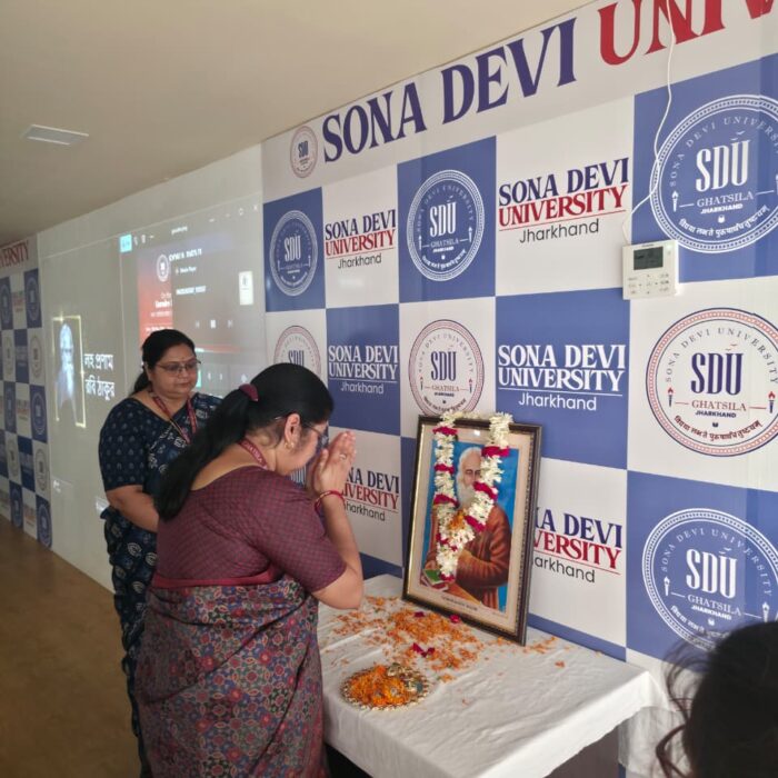 Rabindranath Tagore Jayanti 2026 was celebrated at Sona Devi University.