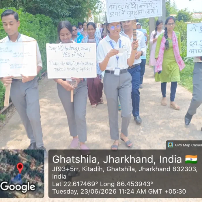 Anti-Drug Awareness Campaign in Kitadih Village During Drug-Free India Week 2026