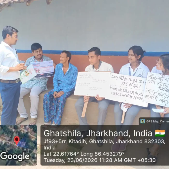 Anti-Drug Awareness Campaign in Kitadih Village During Drug-Free India Week 2026