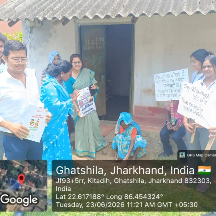 Anti-Drug Awareness Campaign in Kitadih Village During Drug-Free India Week 2026