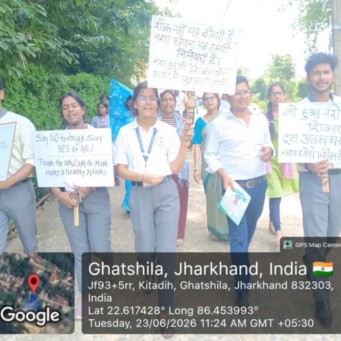 Anti-Drug Awareness Campaign in Kitadih Village During Drug-Free India Week 2026