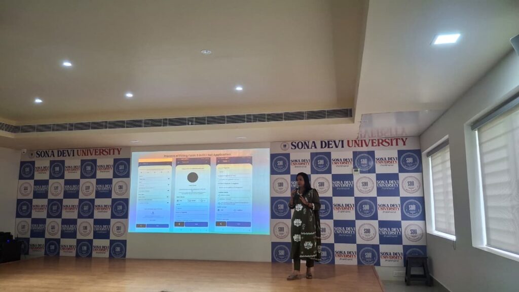 SIR Awareness Programme Held at Sona Devi University to Promote Responsible Citizenship 2026