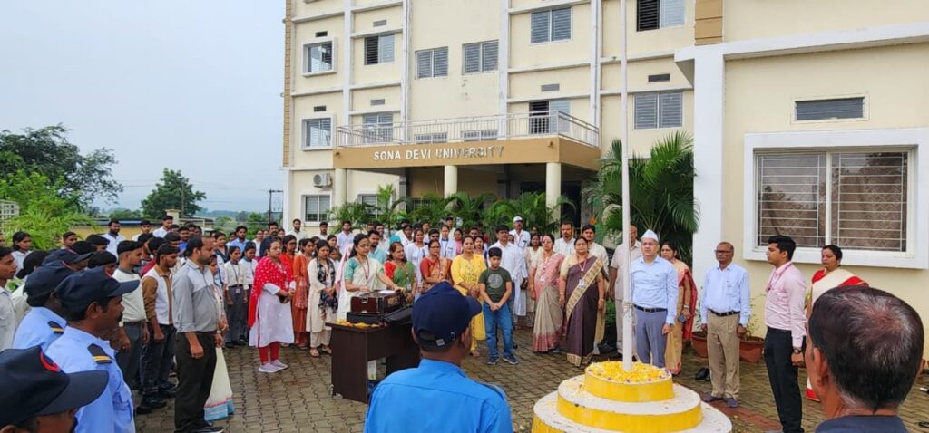 Sona Devi University Marks 80th Independence Day with a Call for Responsible Citizenship and Nation Building
