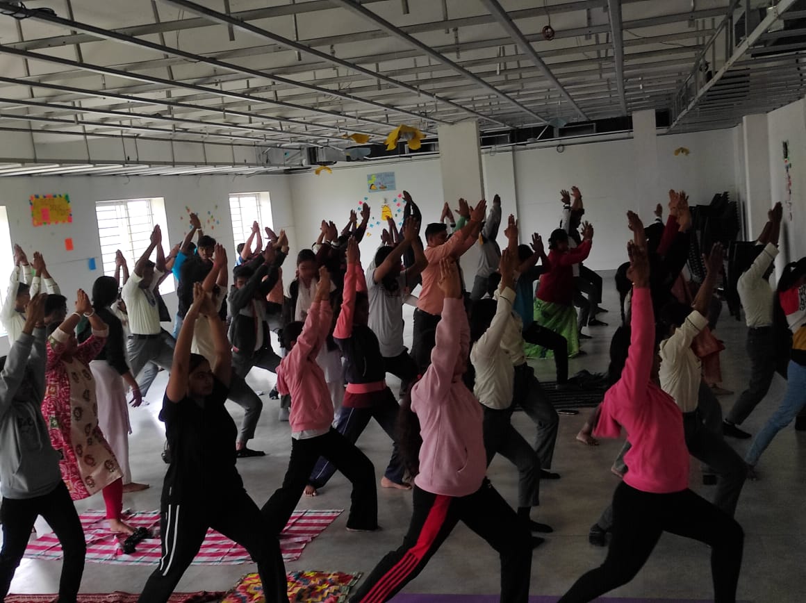 Yoga Practice Conducted by Representatives of All World Gayatri Parivar and Dev Sanskriti Un (1